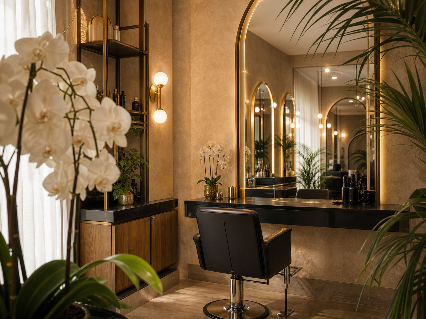 A Fantastic Art Beauty boutique hotel hangulatú szalon-enteriőrje